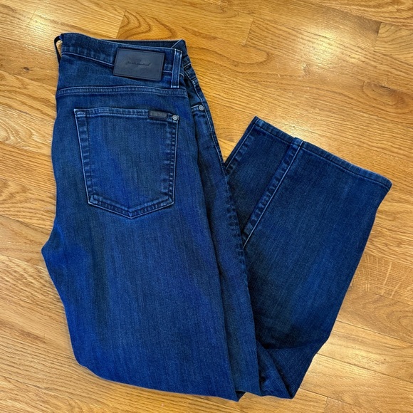 7 for all Mankind Men’s Luxe Performance Slimmy Denim Jeans - Picture 2 of 3
